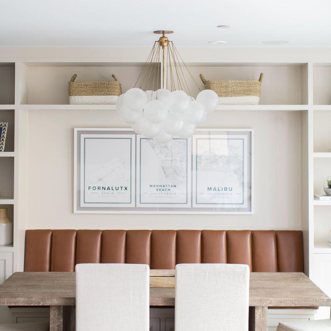 Eiririra Chandelier Bubble Frosted Glass