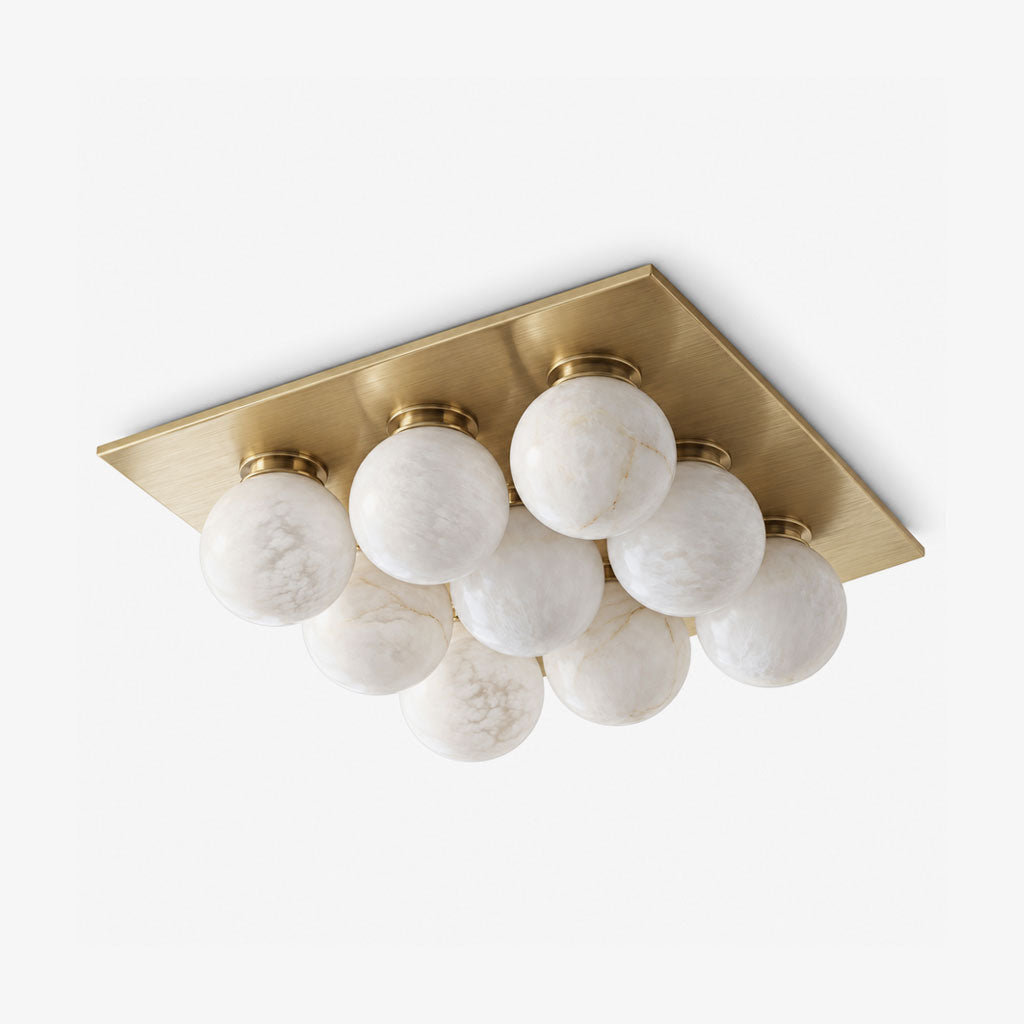 Trenwick Alabaster Flush Mount