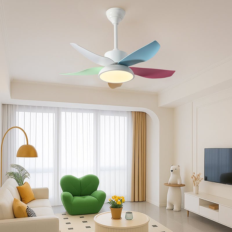 Mirevo Ceiling Fan Light Colorful Breeze