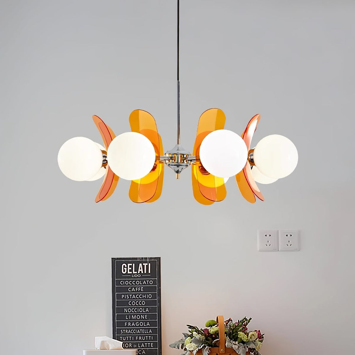 Emiya Coloured Sputnik Chandelier