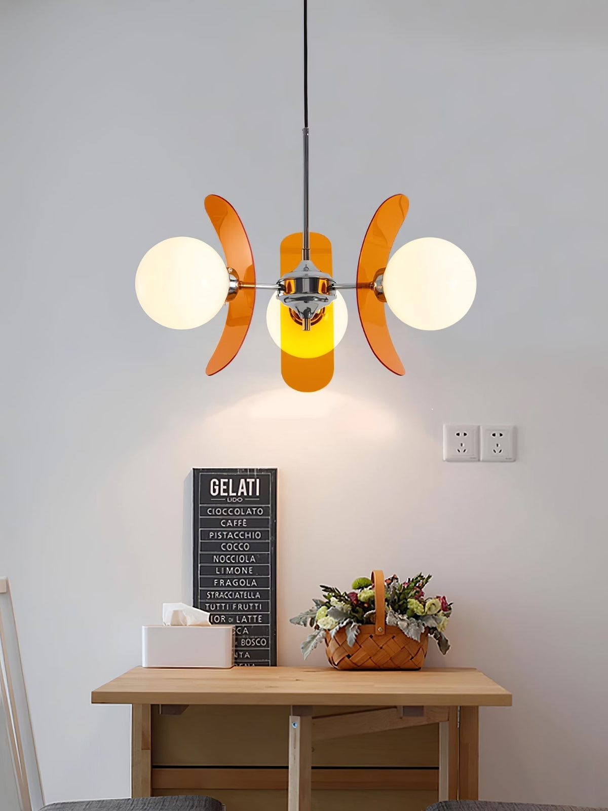 Emiya Coloured Sputnik Chandelier