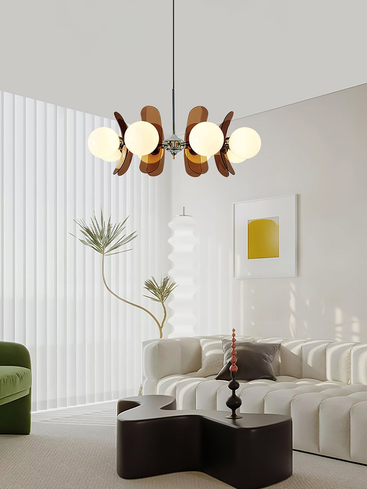 Emiya Coloured Sputnik Chandelier