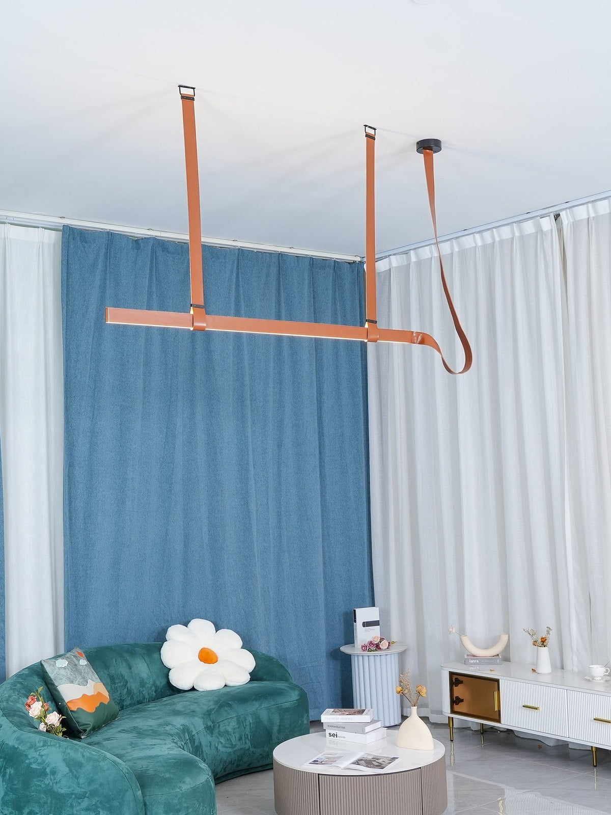 Zaleth Modern Leather Pendant Lamp
