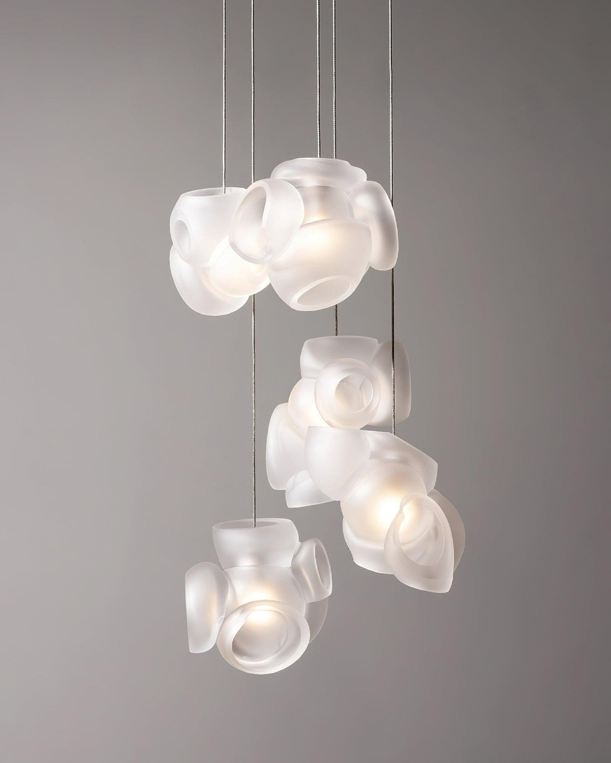 Ursa Bubbles Cluster Glass Pendant Light
