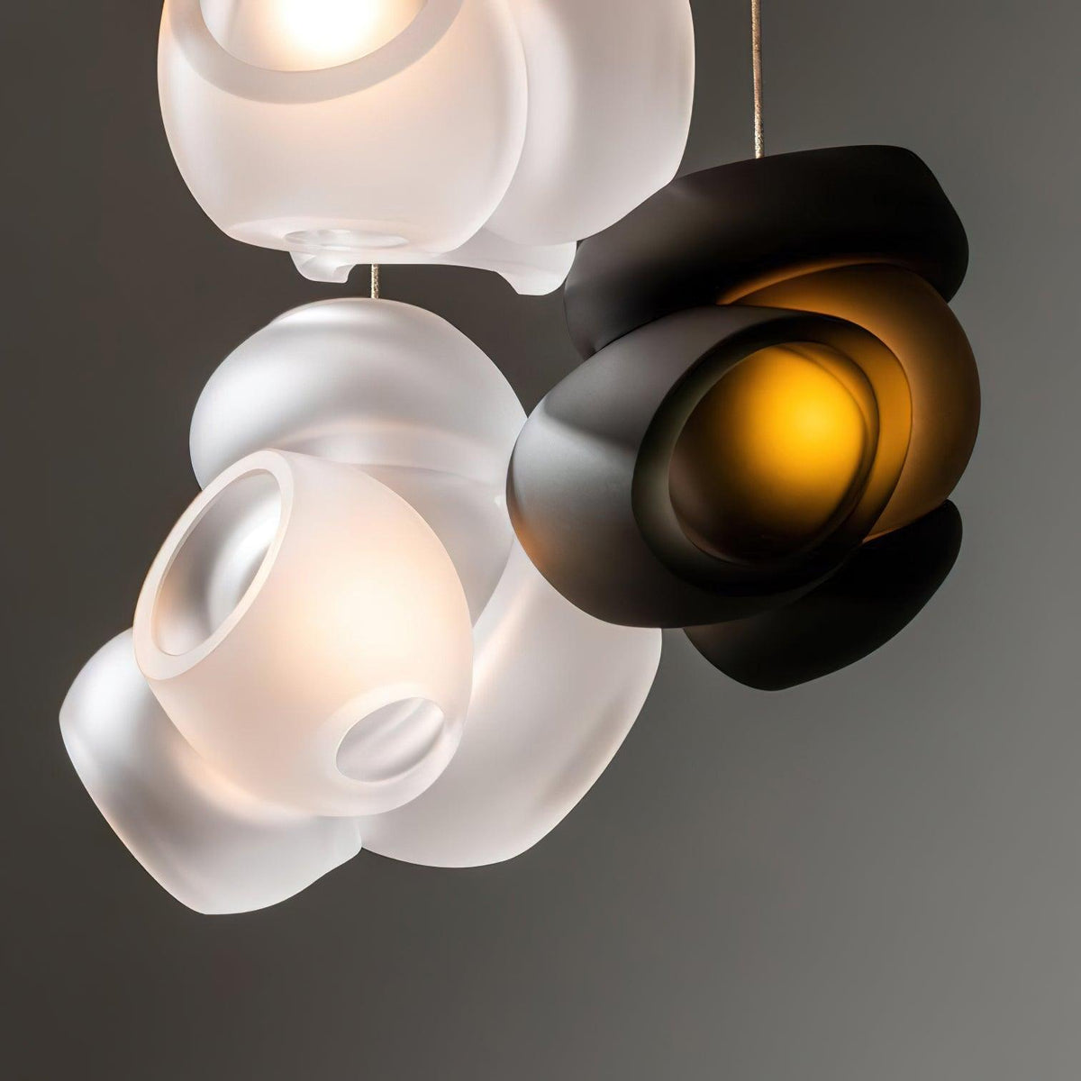 Ursa Bubbles Cluster Glass Pendant Light