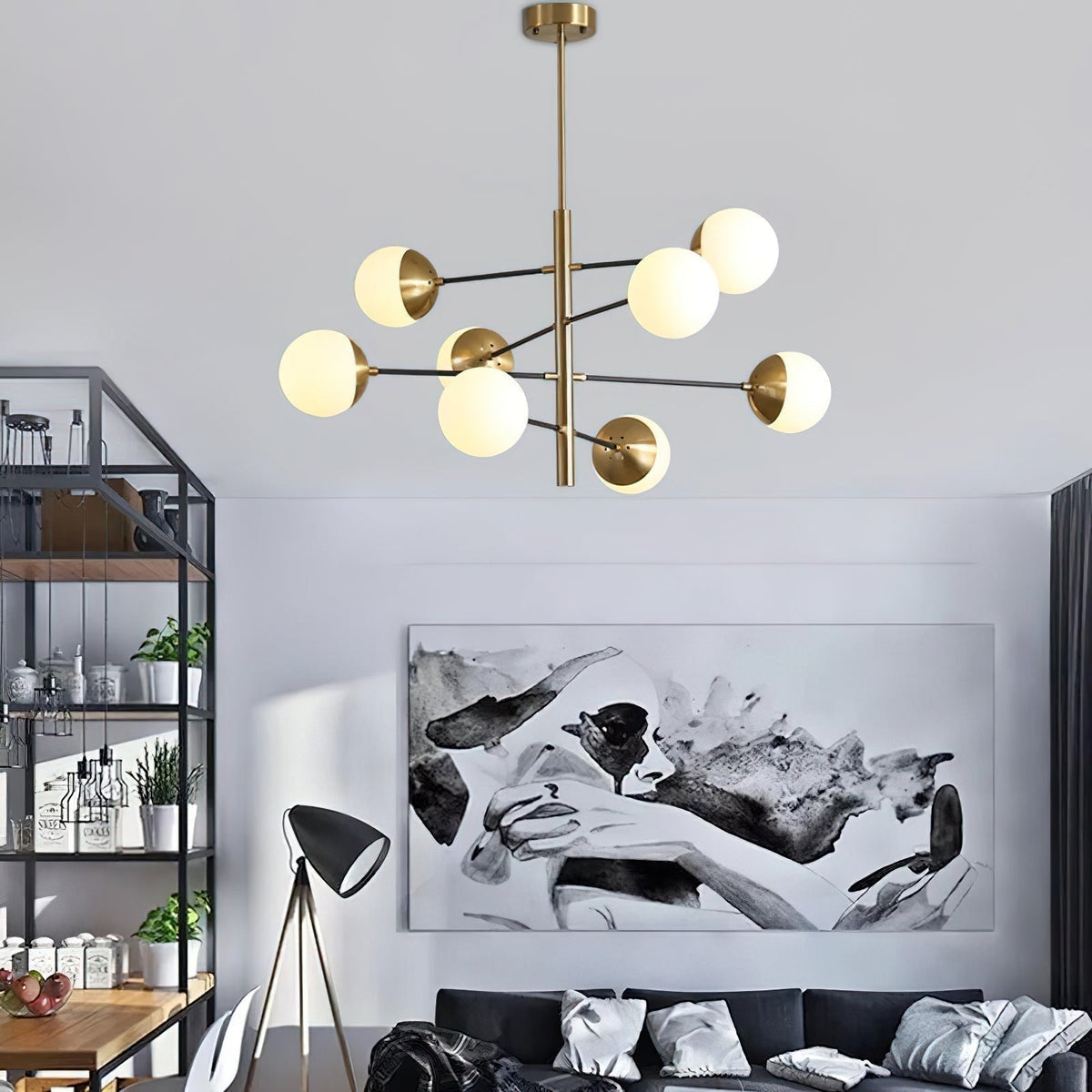 Celisissa Glass Chandelier