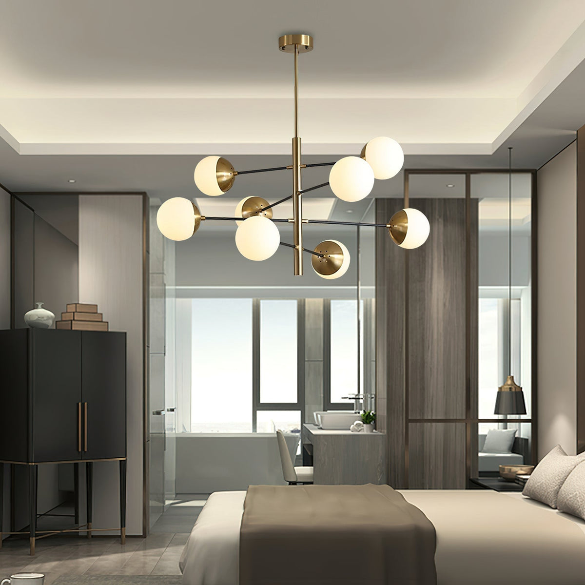 Celisissa Glass Chandelier