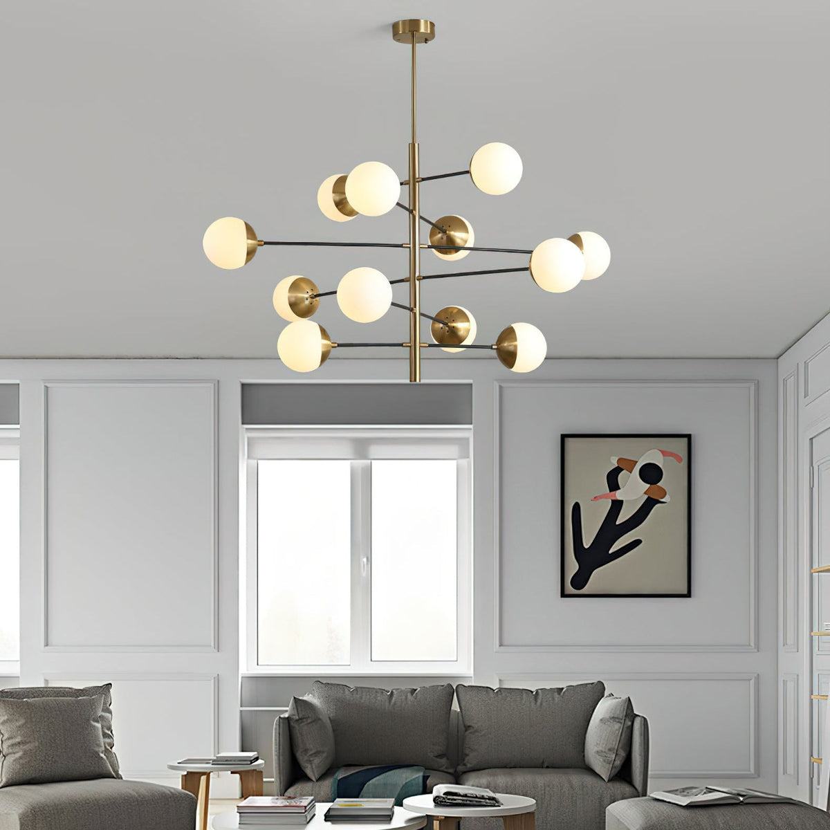 Celisissa Glass Chandelier