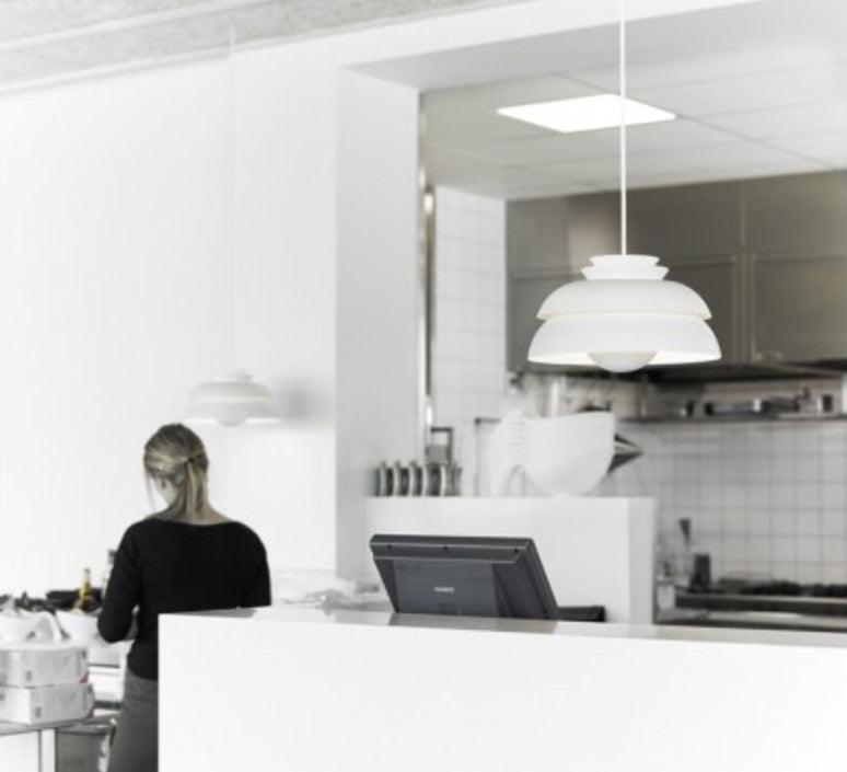 Novenu White Scandinavian Pendant Lamp