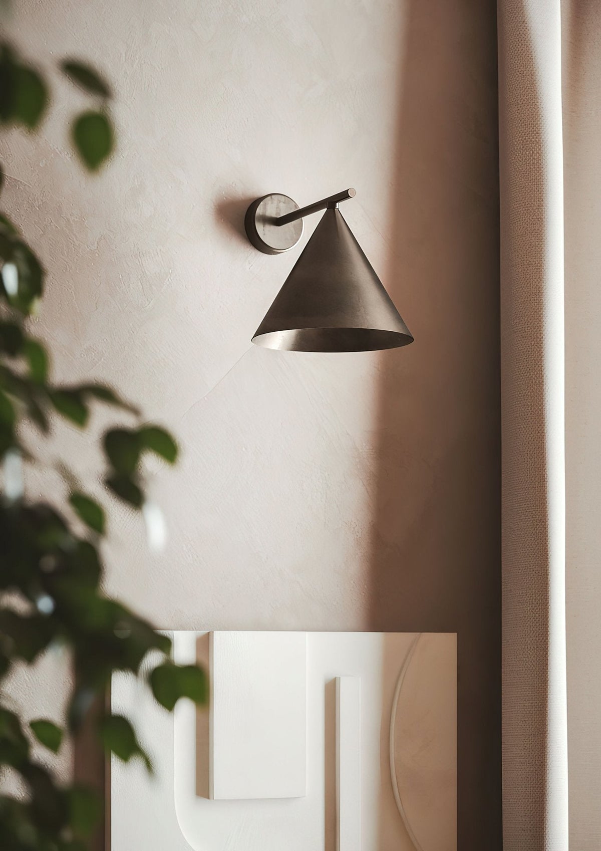 Forgecone Rustic Cone Wall Light