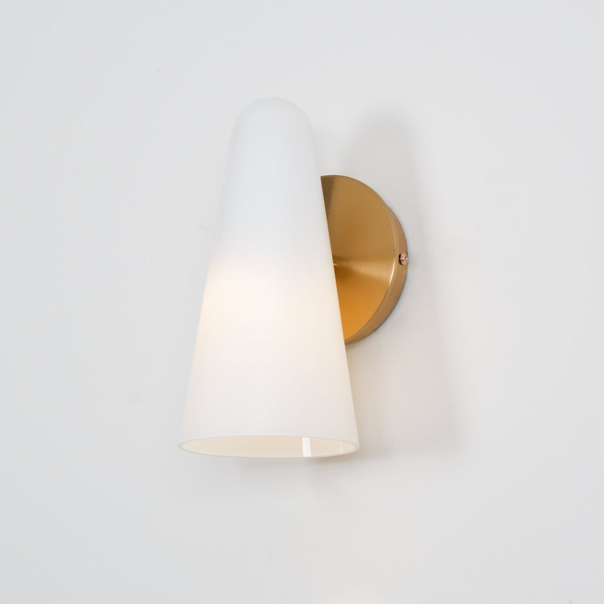 Yoke Glass Wall Lamp
