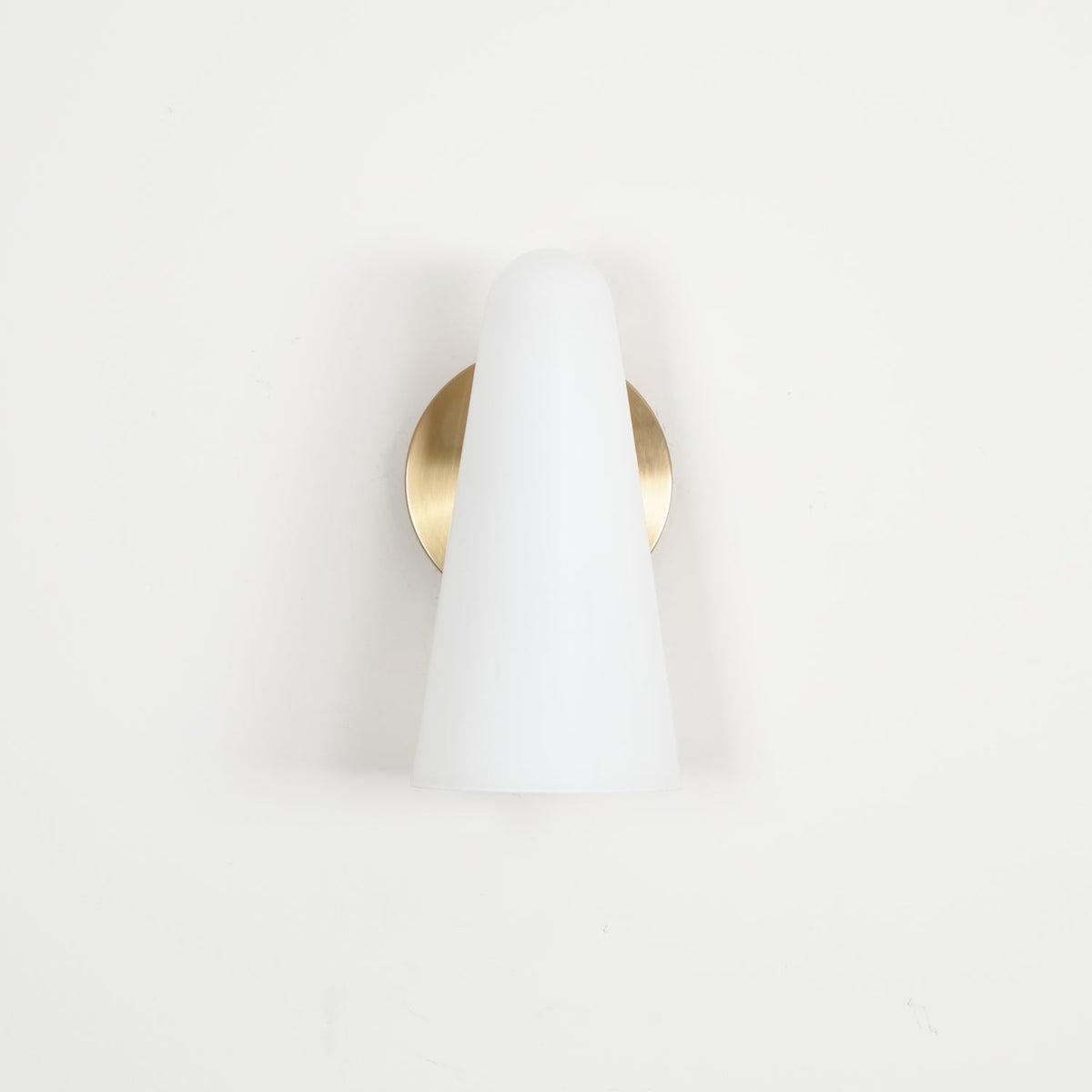 Velivira Conical Glass Wall Light