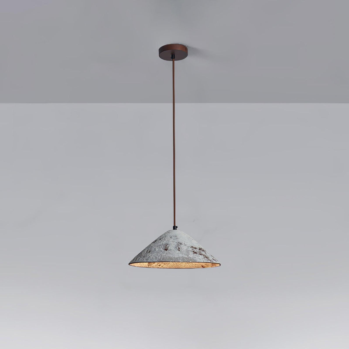 Sura Pendant Lamp Ceramic Cone Rustic Vintage Minimalist
