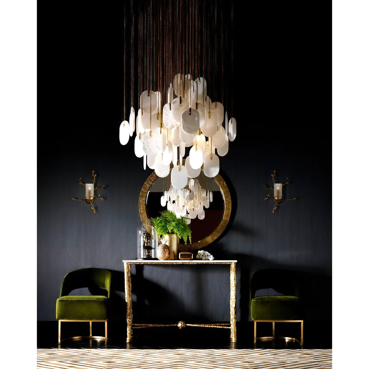 Nivivira Alabaster Chandelier