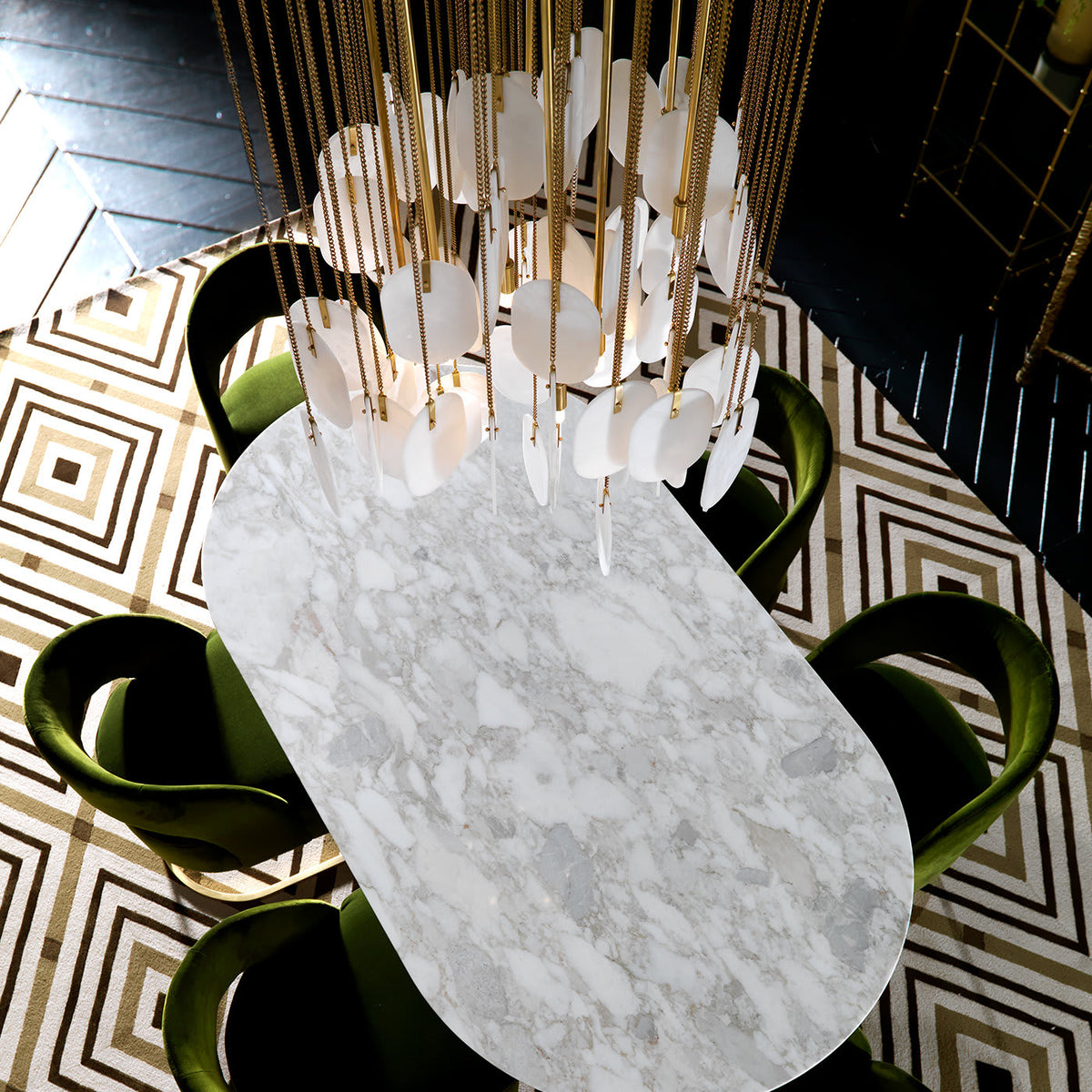 Nivivira Alabaster Chandelier