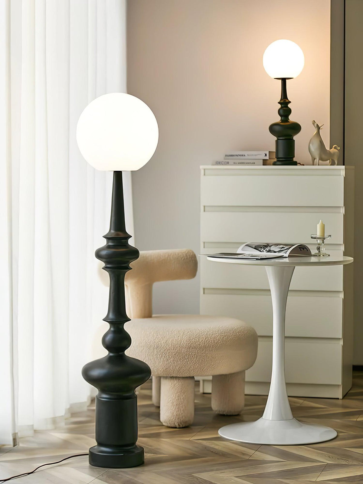 Riroxen Floor Lamp Roman Column