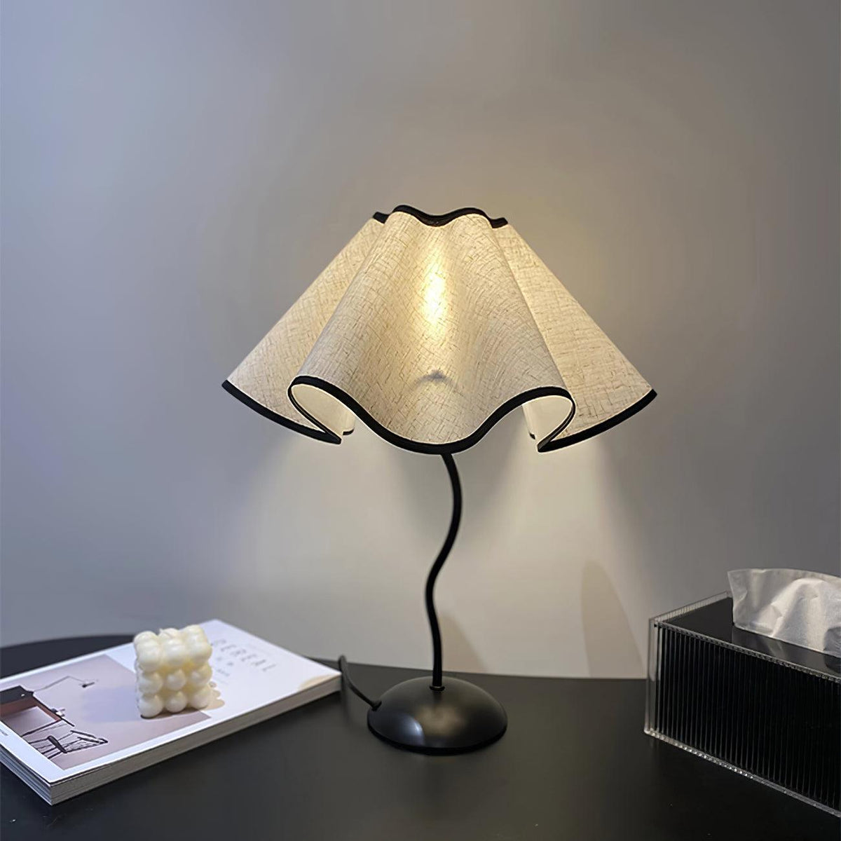 Luminova Fabric Artistic Table Lamp