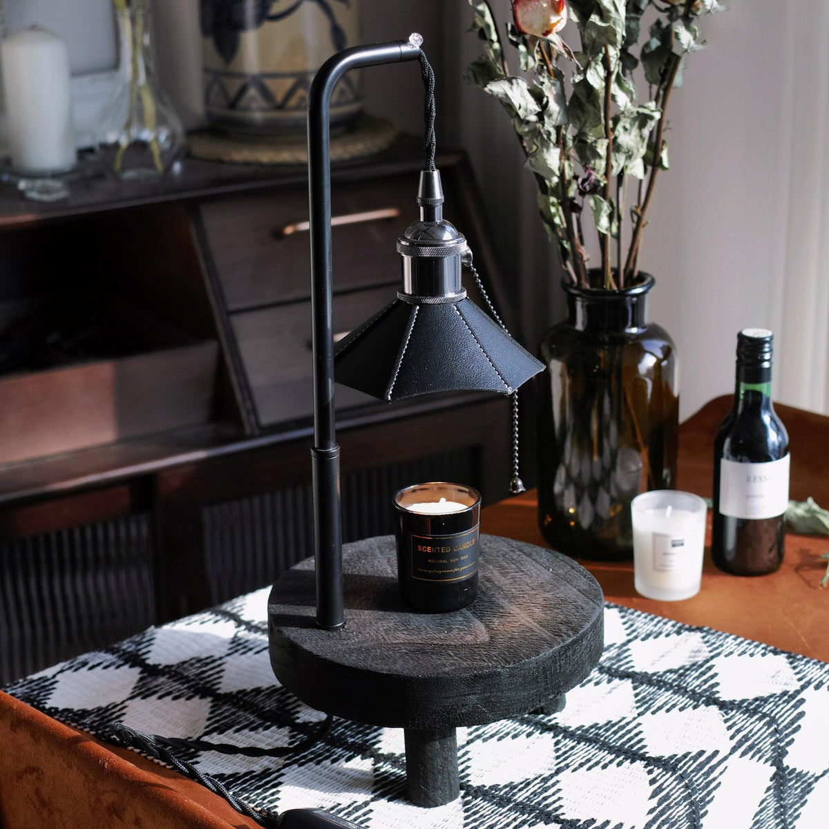 Christian Modern Wood Table Lamp