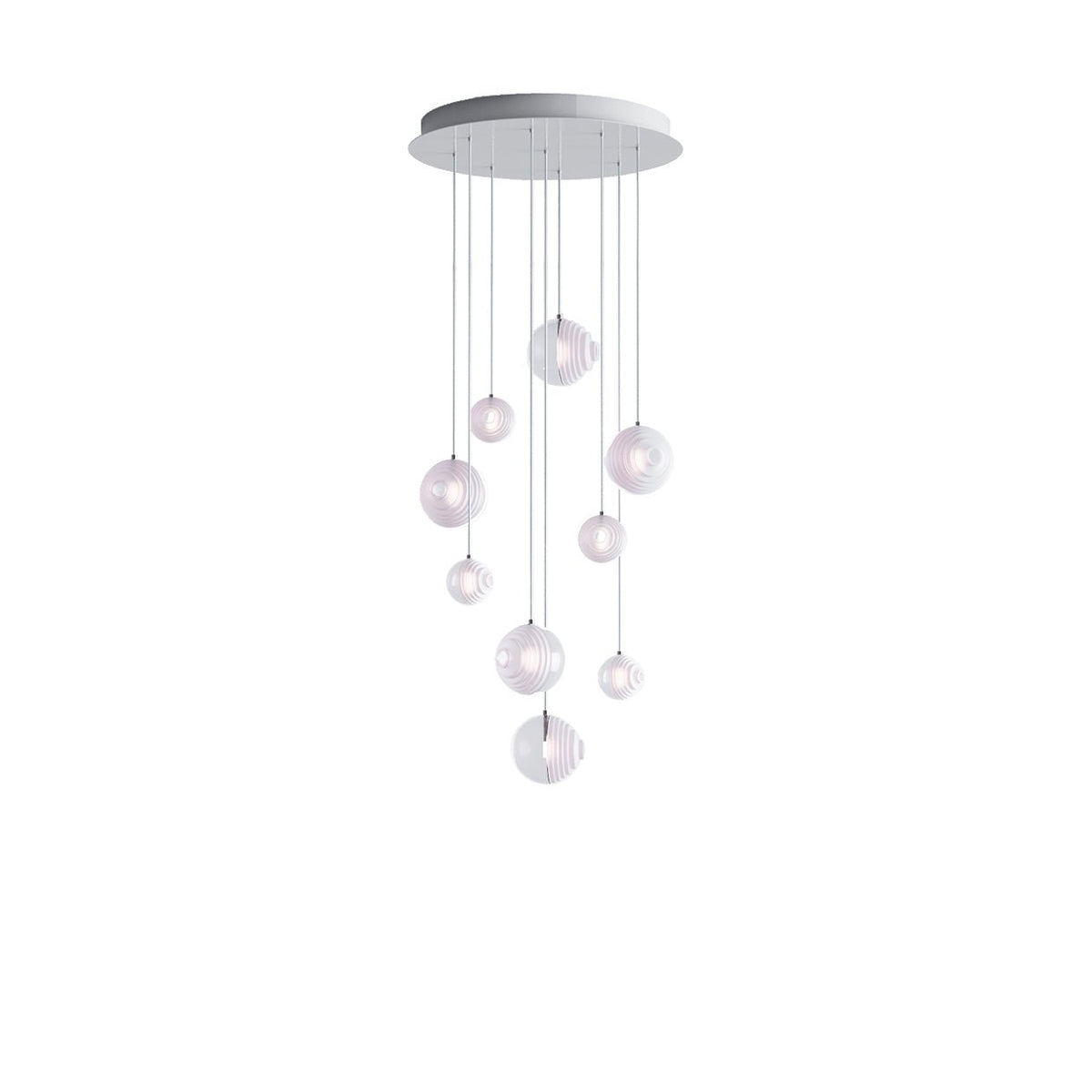 Celestial Orbit Cascade Chandelier