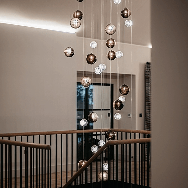 Celestial Orbit Cascade Chandelier