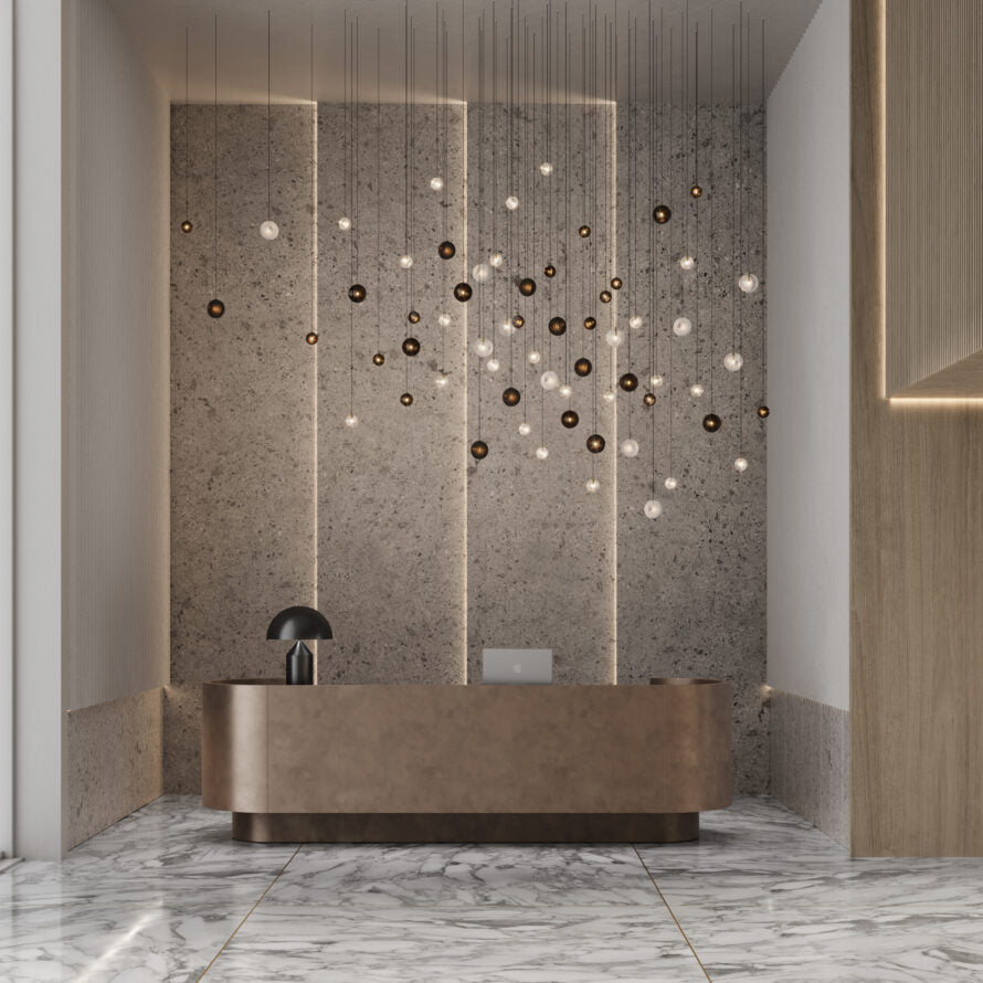 Celestial Orbit Cascade Chandelier