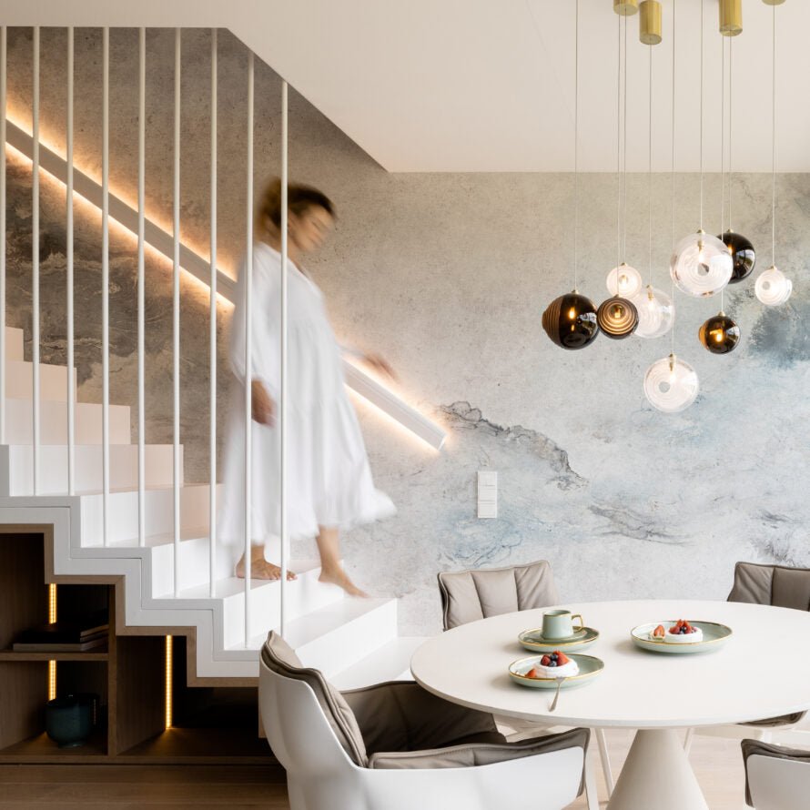 Celestial Orbit Cascade Chandelier