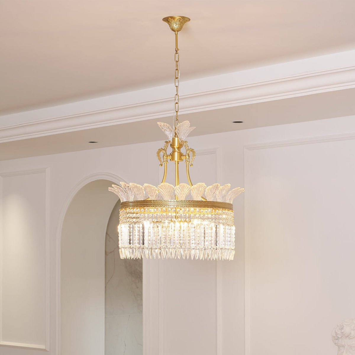 Amina French Empire Luxury Chandelier Farmhouse
