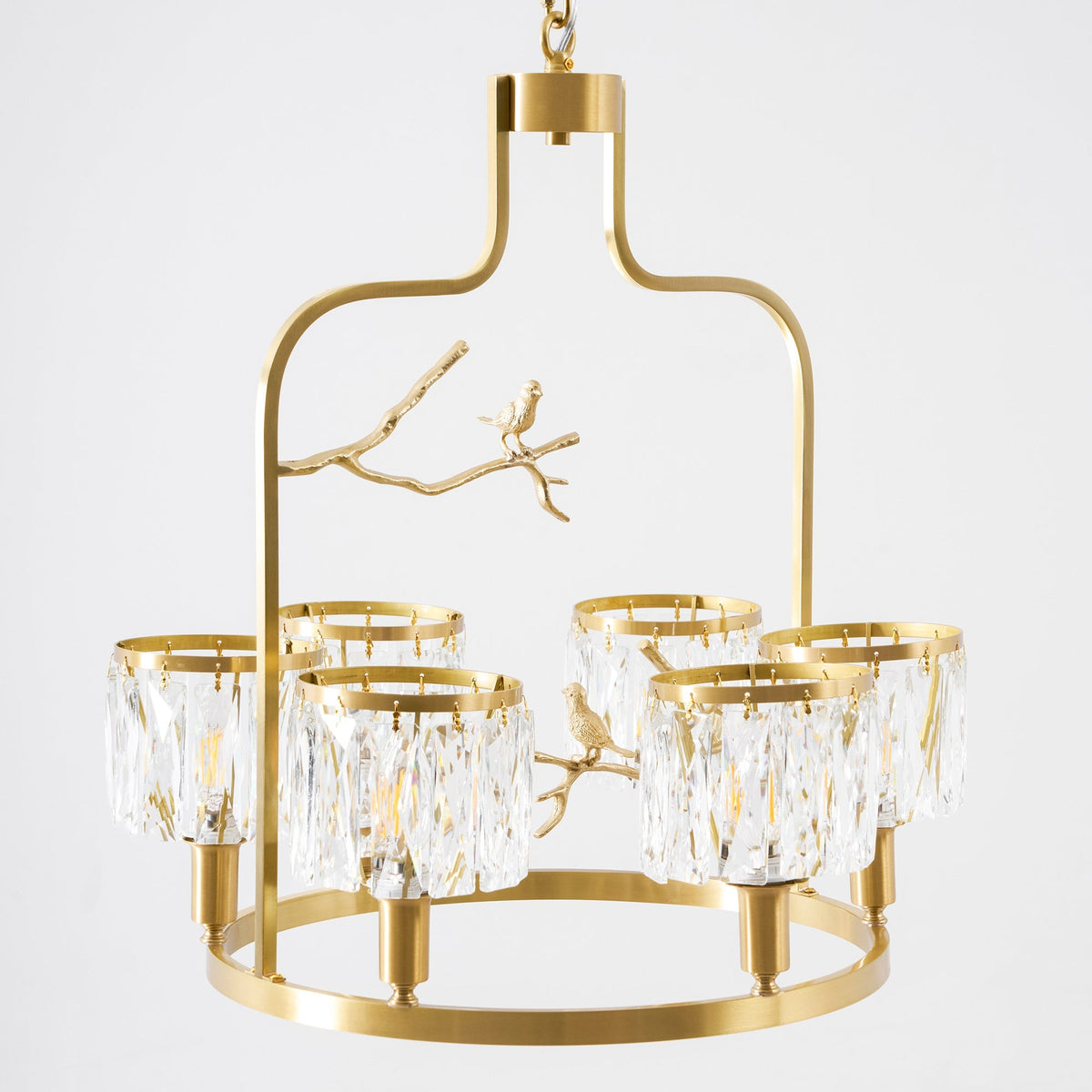 Bunoa Crystal Bird Chandelier