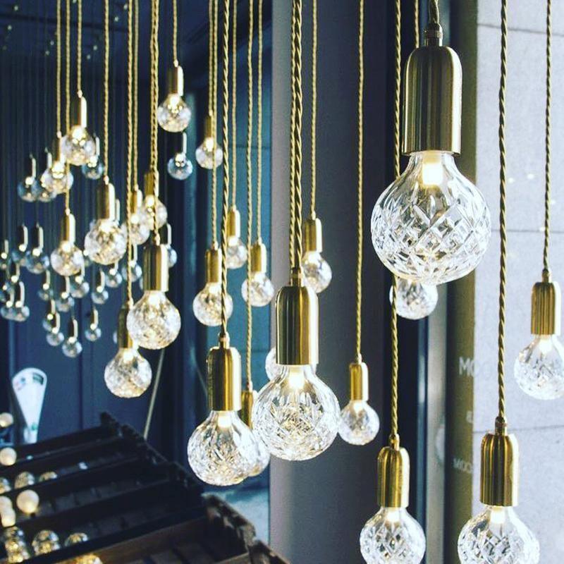 Selanielle Crystal Bulb Pendant Lamp