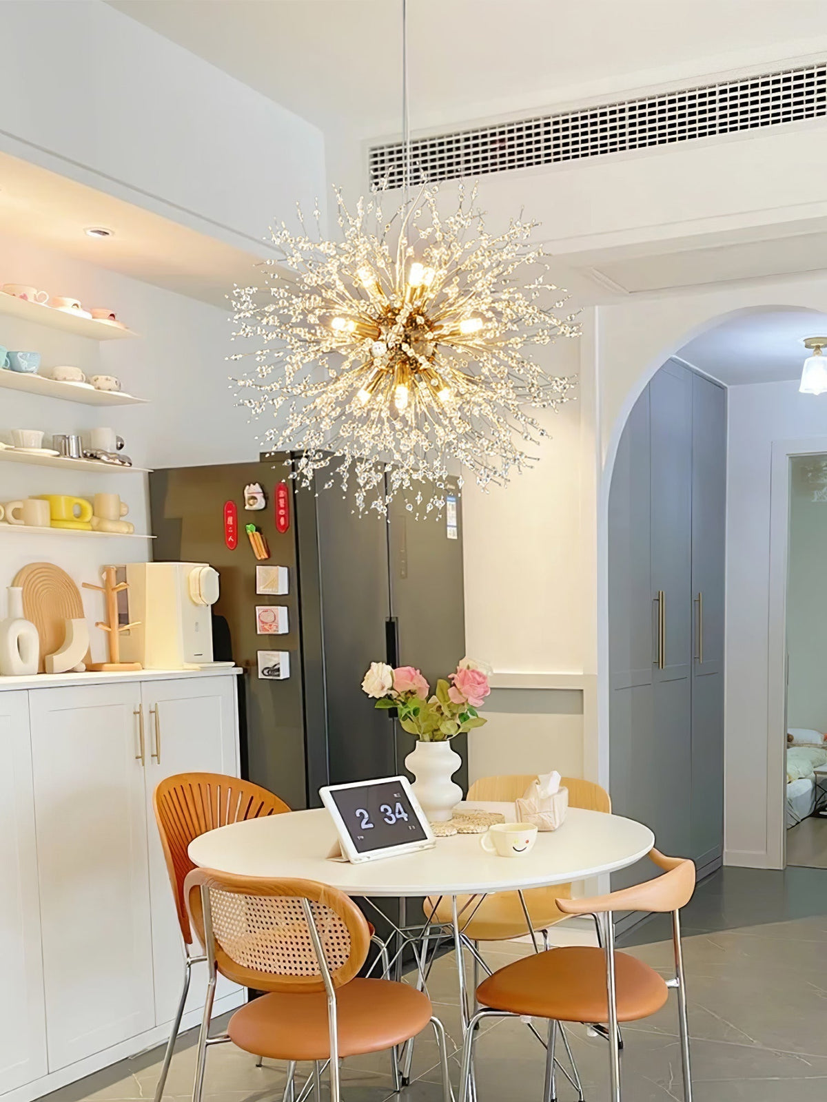 Haze Chandelier Crystal Dandelion with Crystals