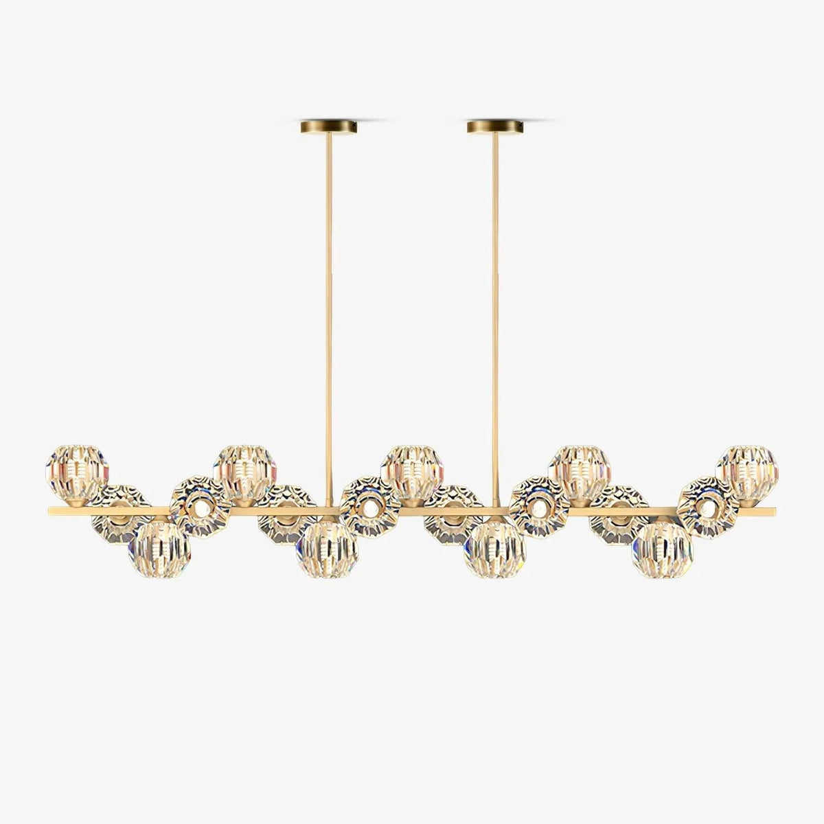 Celisella Crystal Glass Ball Chandelier