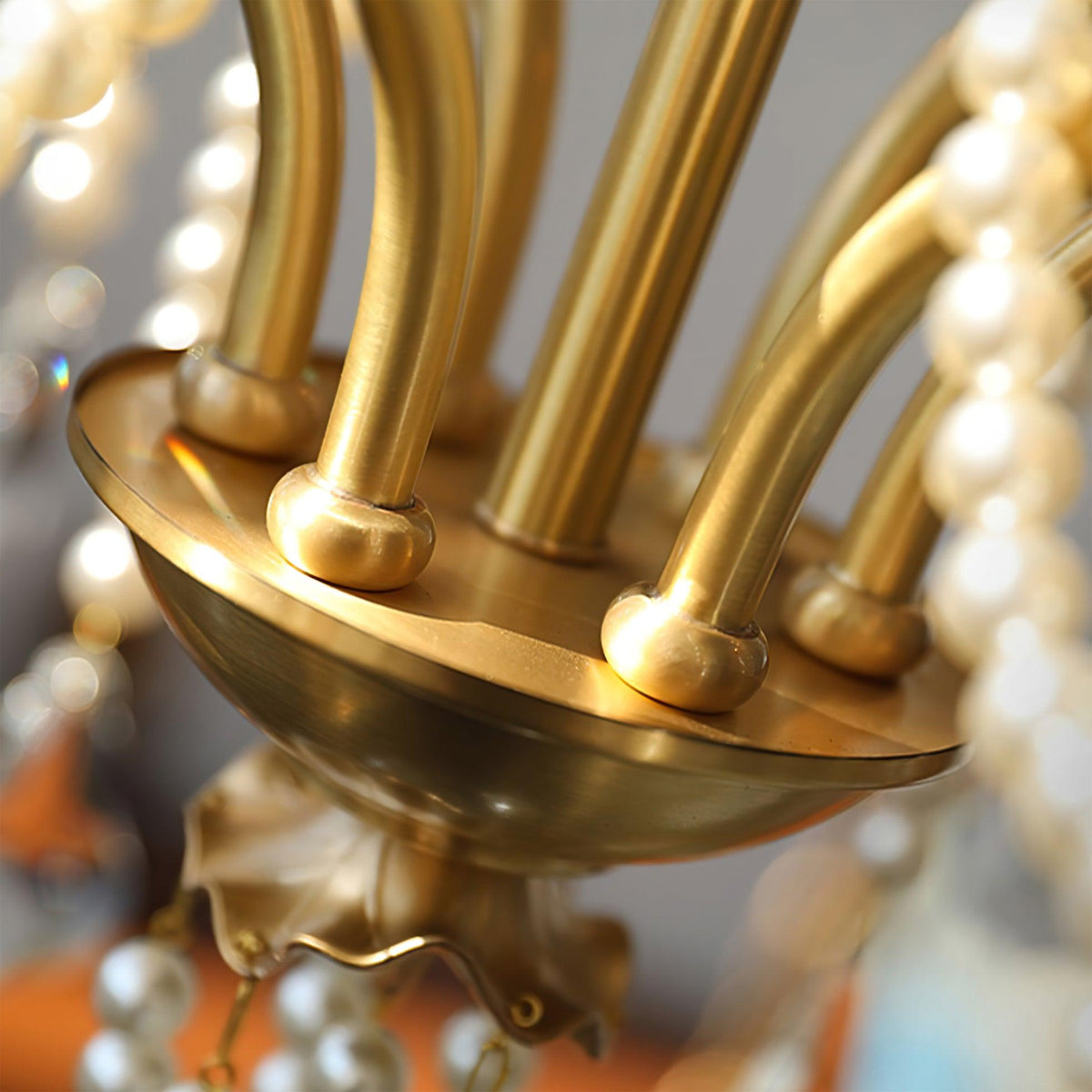 Elyeriel Chandelier Crystal Pearl