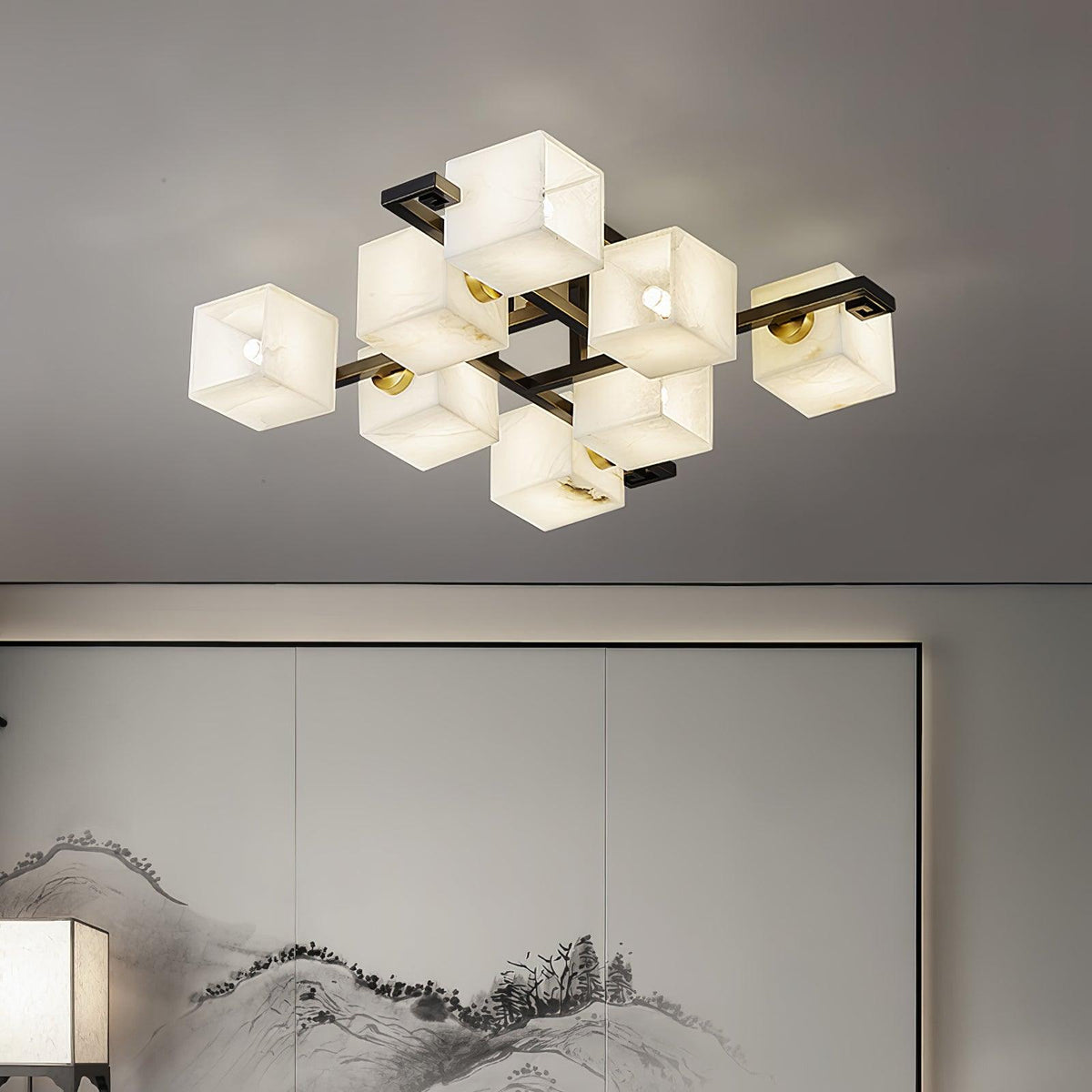Kaelen Alabaster Ceiling Light