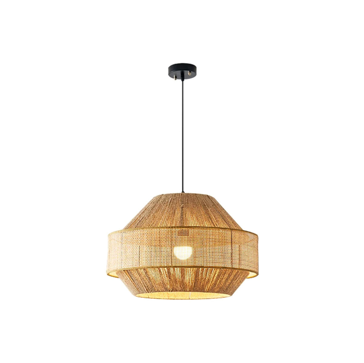 Avelmere Woven Rattan Pendant Lamp
