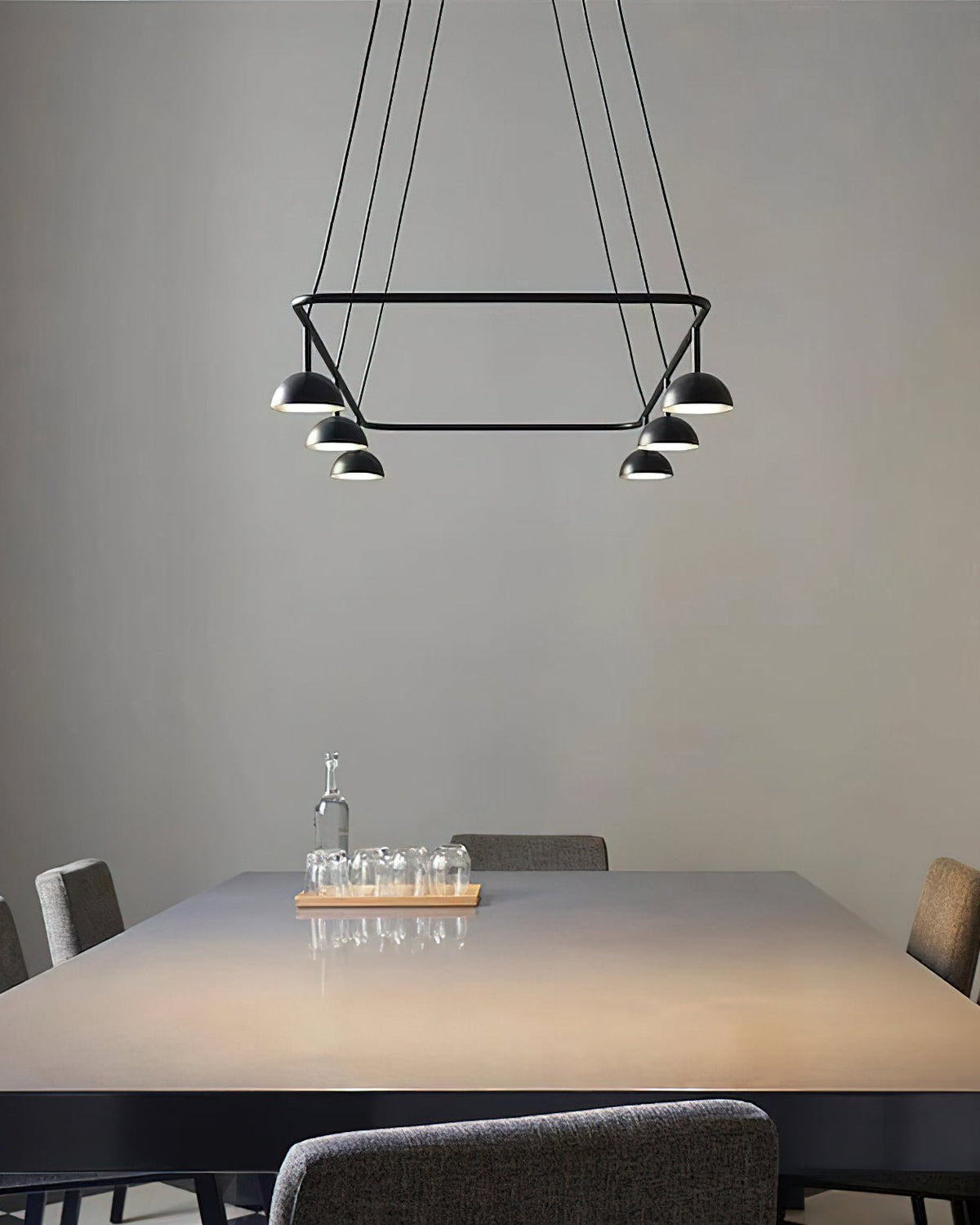 Noraora Chandelier LED Sleek