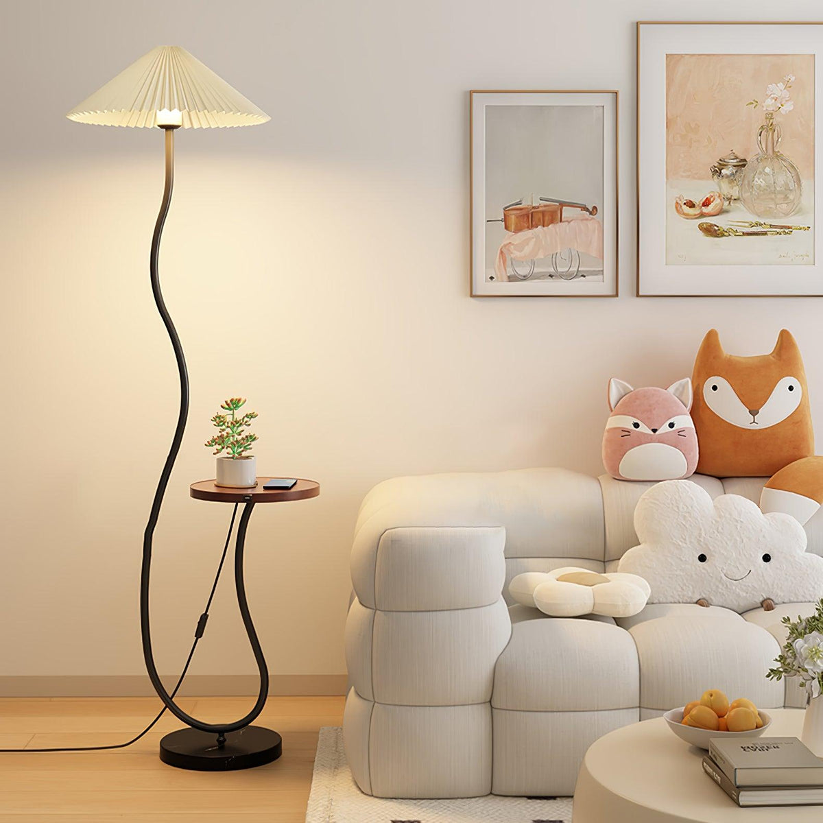 Ghel Minimalist Wood Floor Lamp