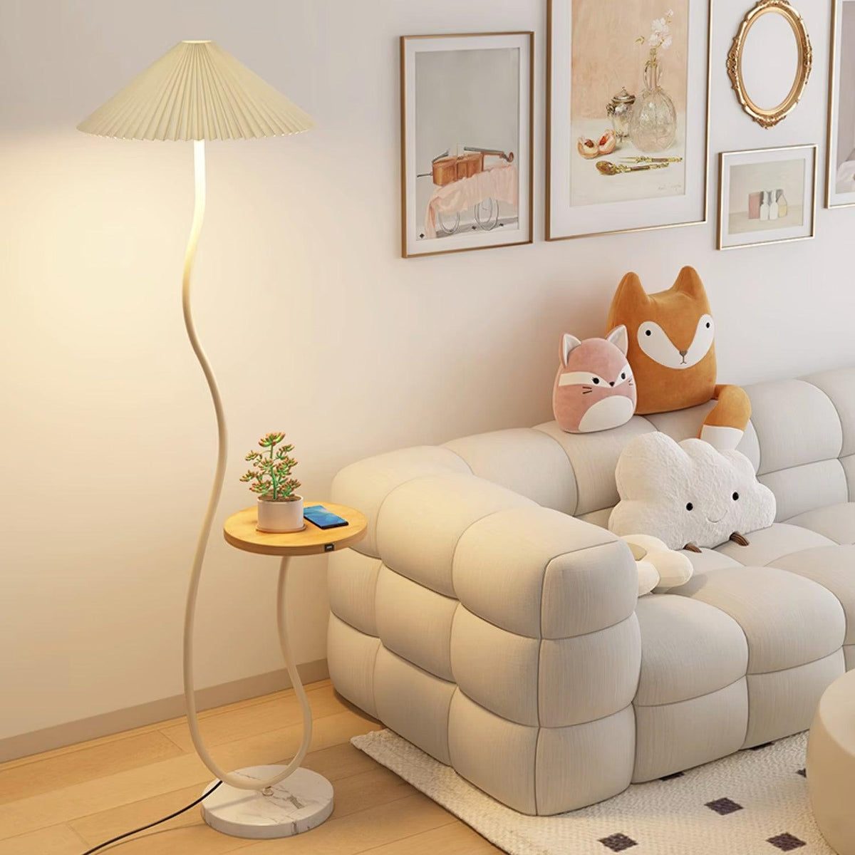 Ghel Minimalist Wood Floor Lamp