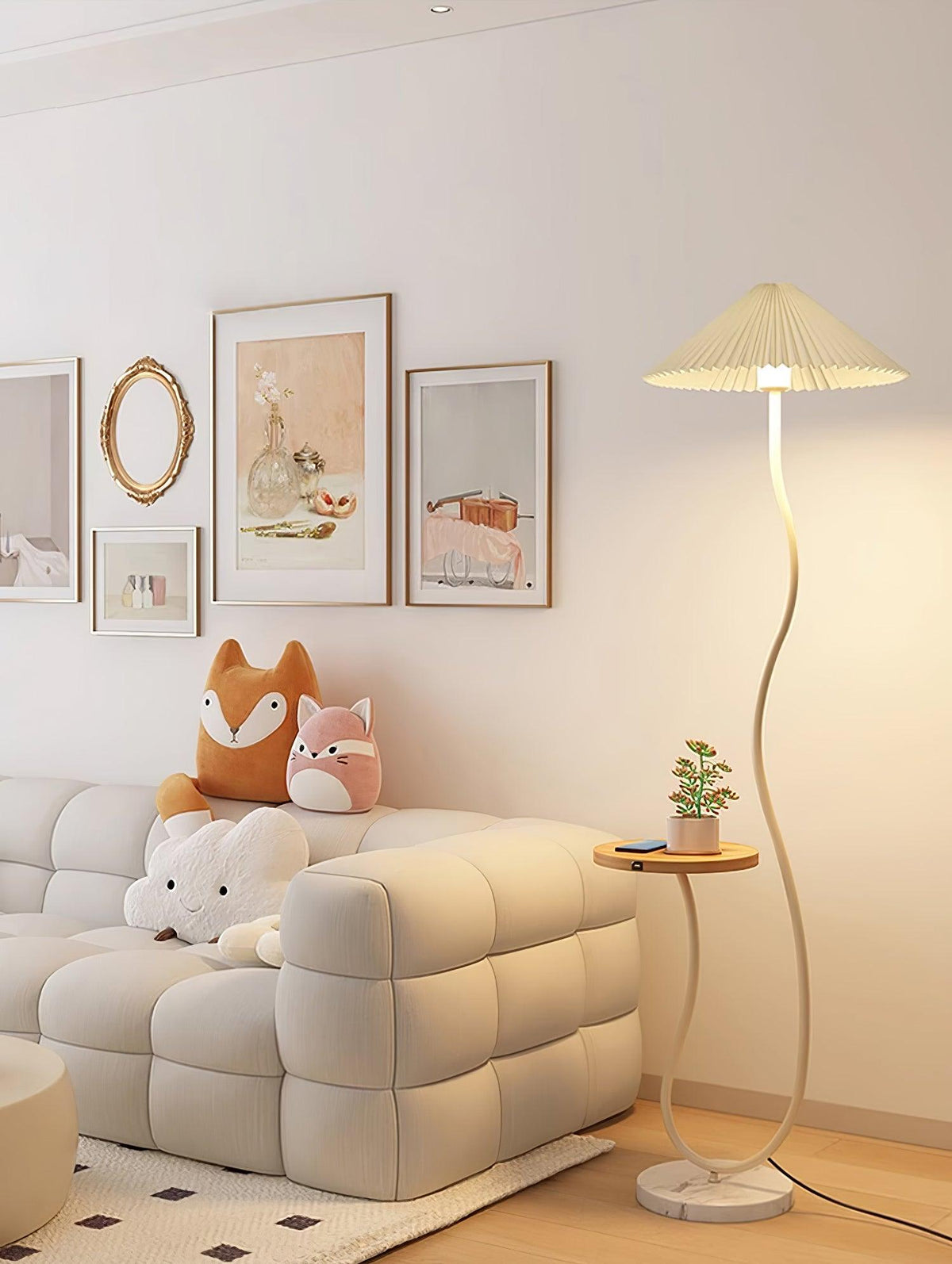 Ghel Minimalist Wood Floor Lamp