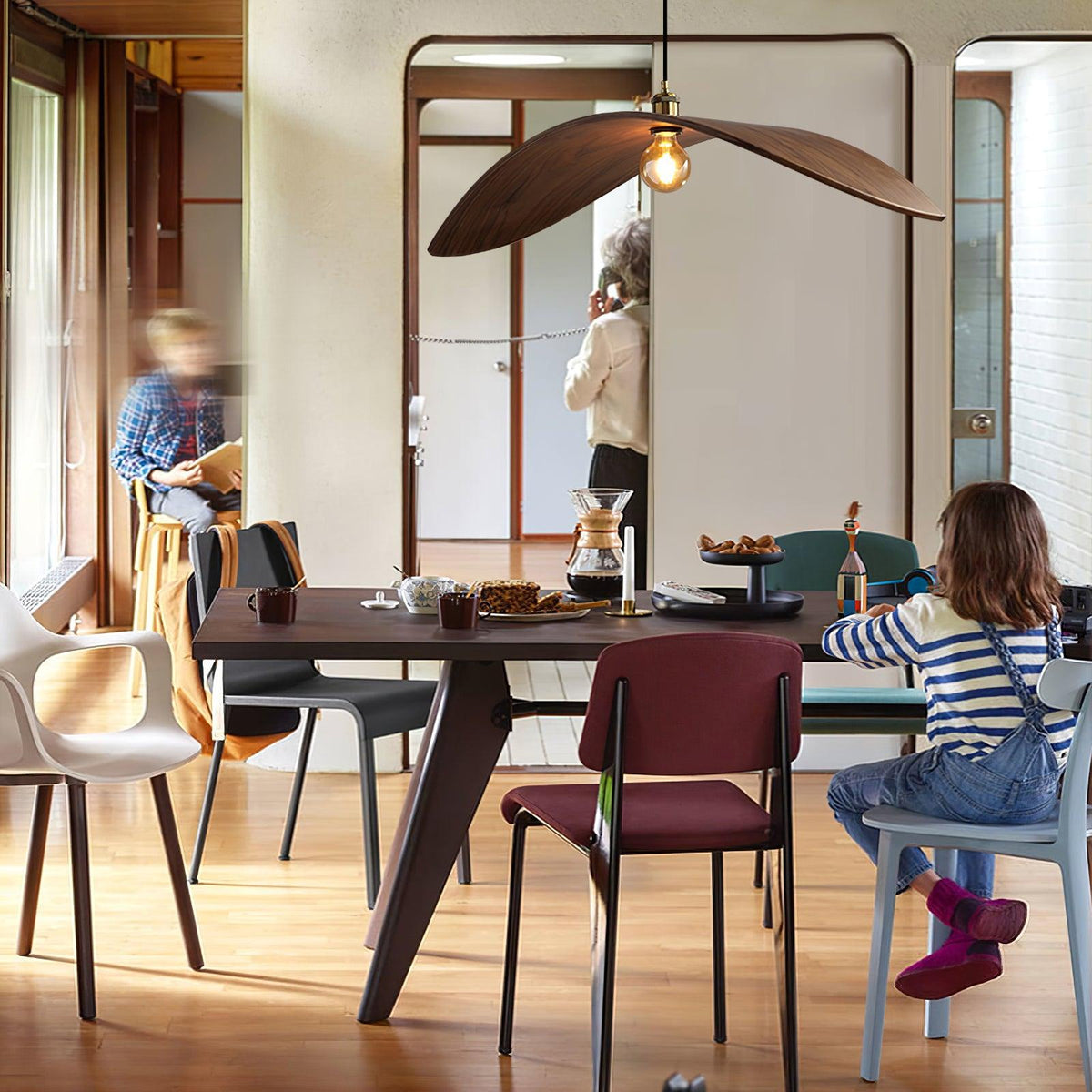 Palten Nordic Art Wooden Pendant Lamp