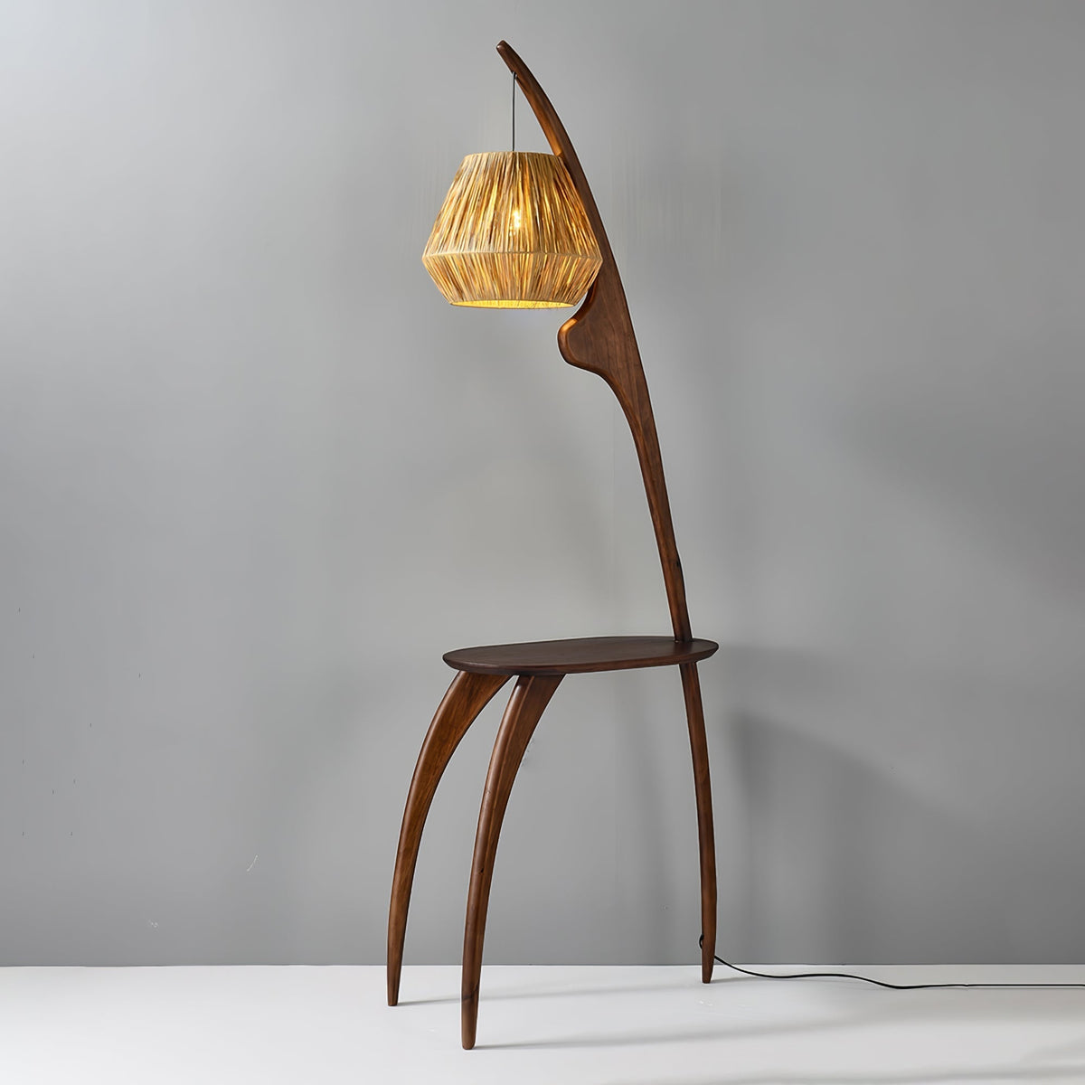 Selisora Curved Mantis Arm Floor Lamp