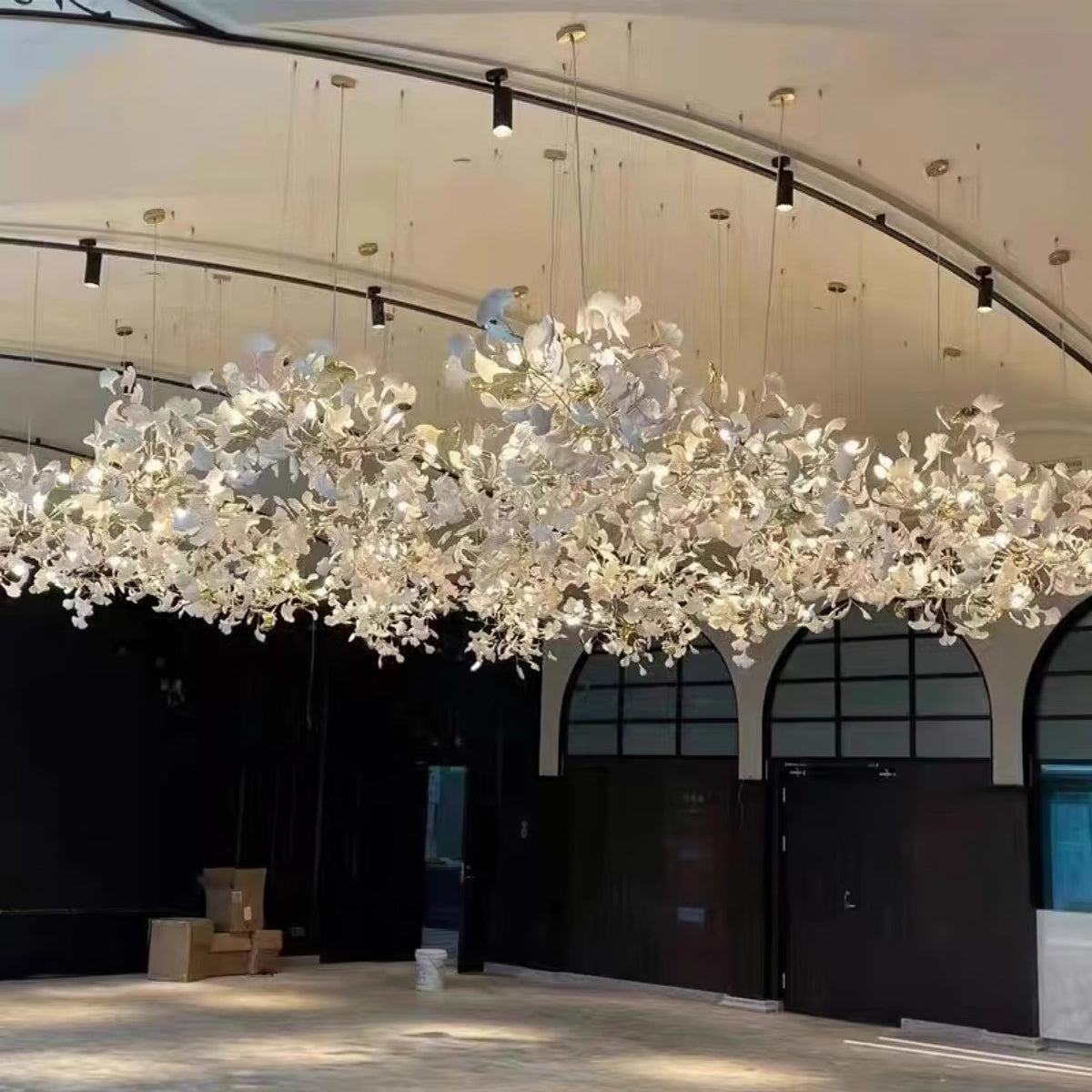 Eurzoris Gingko Leaf Chandelier