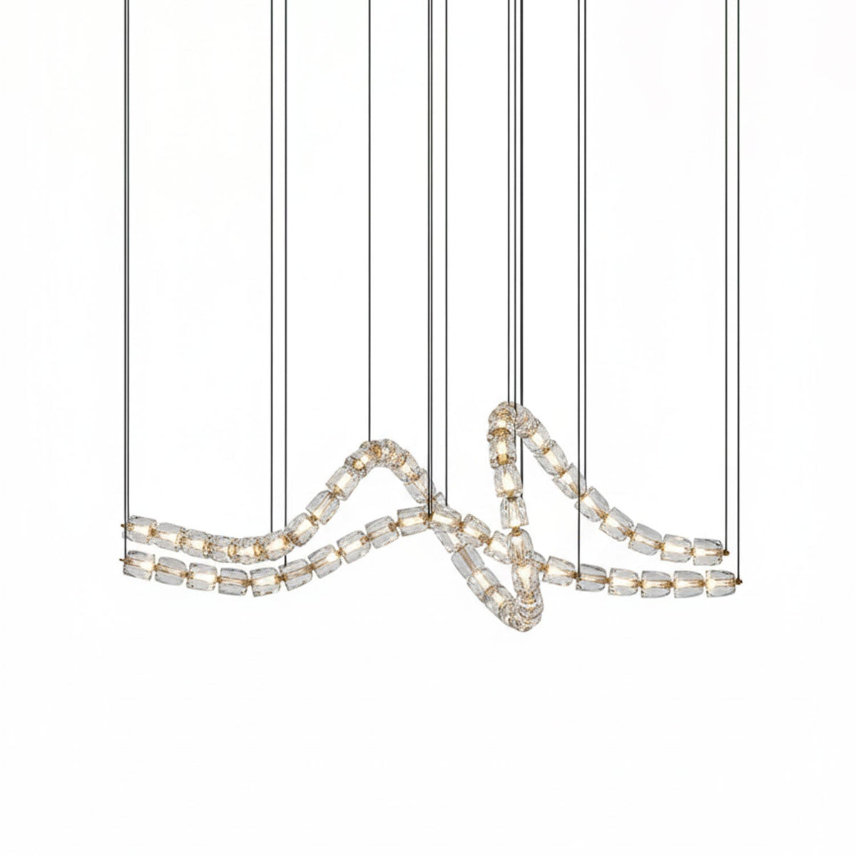 Nexus Gold Crystal Chandelier