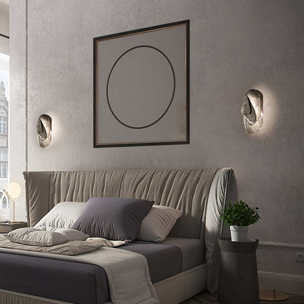 Gana Premium Nordic Art Glass Wall Lamp