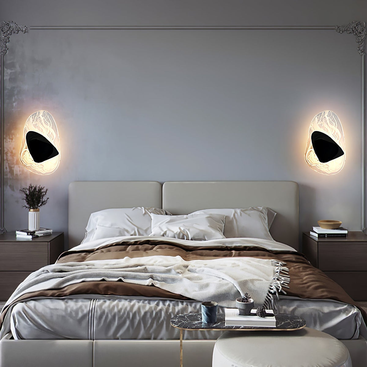 Gana Premium Nordic Art Glass Wall Lamp