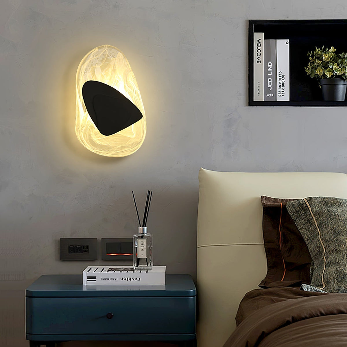 Gana Premium Nordic Art Glass Wall Lamp
