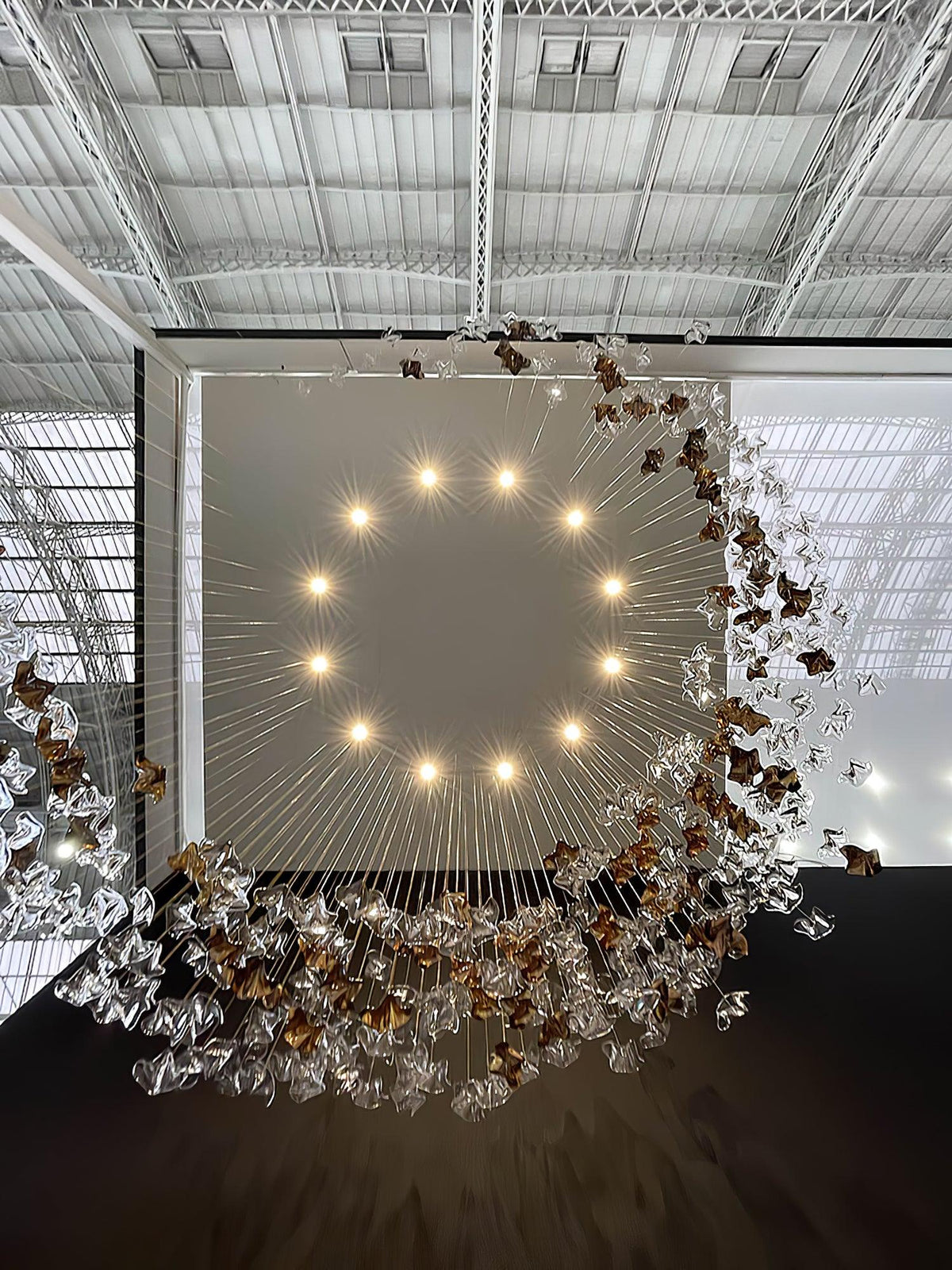 Velaise Luxury Tidal Art Glass Pendants Lamp
