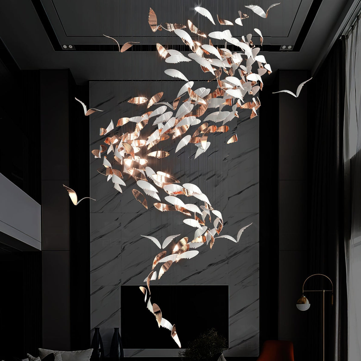 Alvenan Bird Flock Chandelier