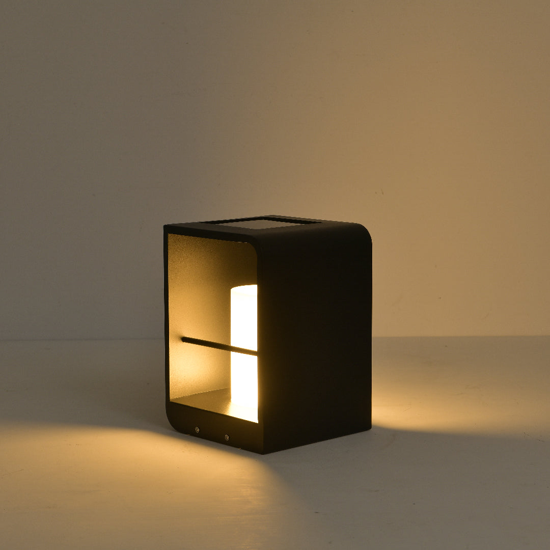 Ray Minimalist Cuboid Candle Outdoor Floor Lamp Garden - Lamp Outdoor