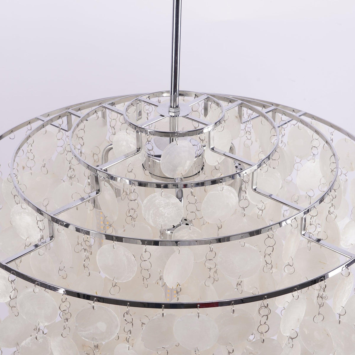 Rivena Pendant Lamp Round Shell Ring