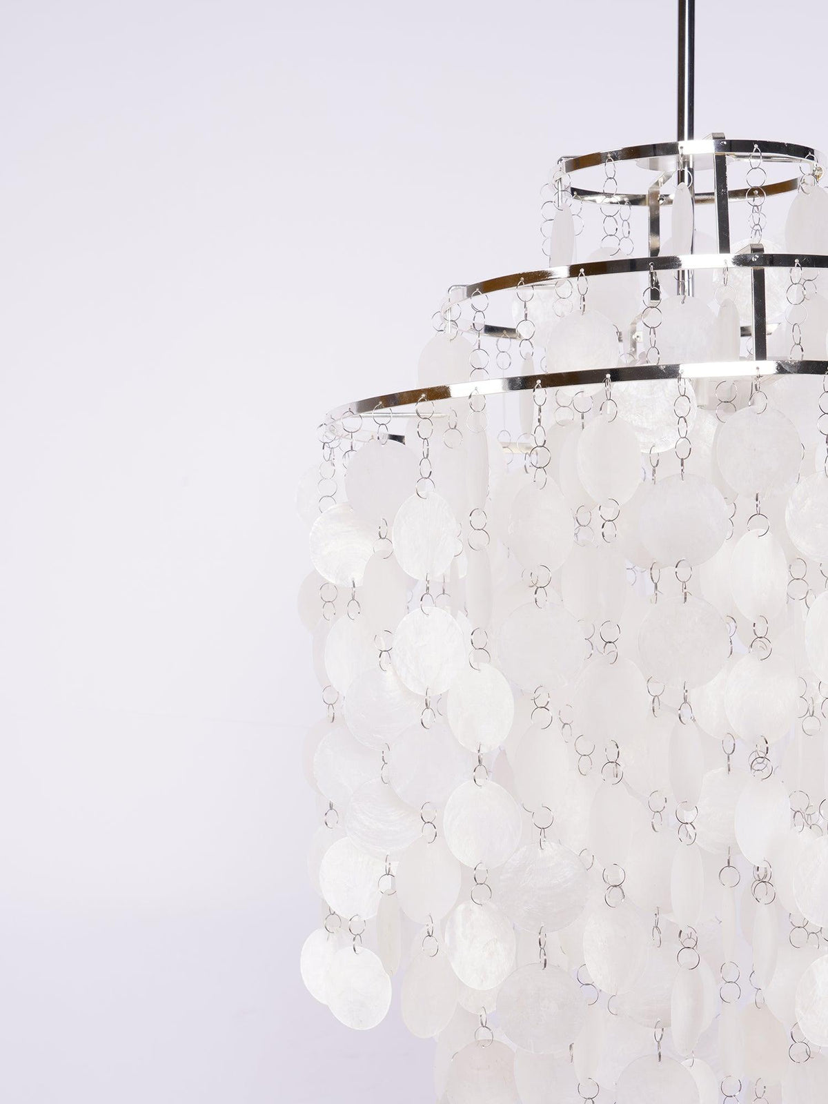 Rivena Pendant Lamp Round Shell Ring